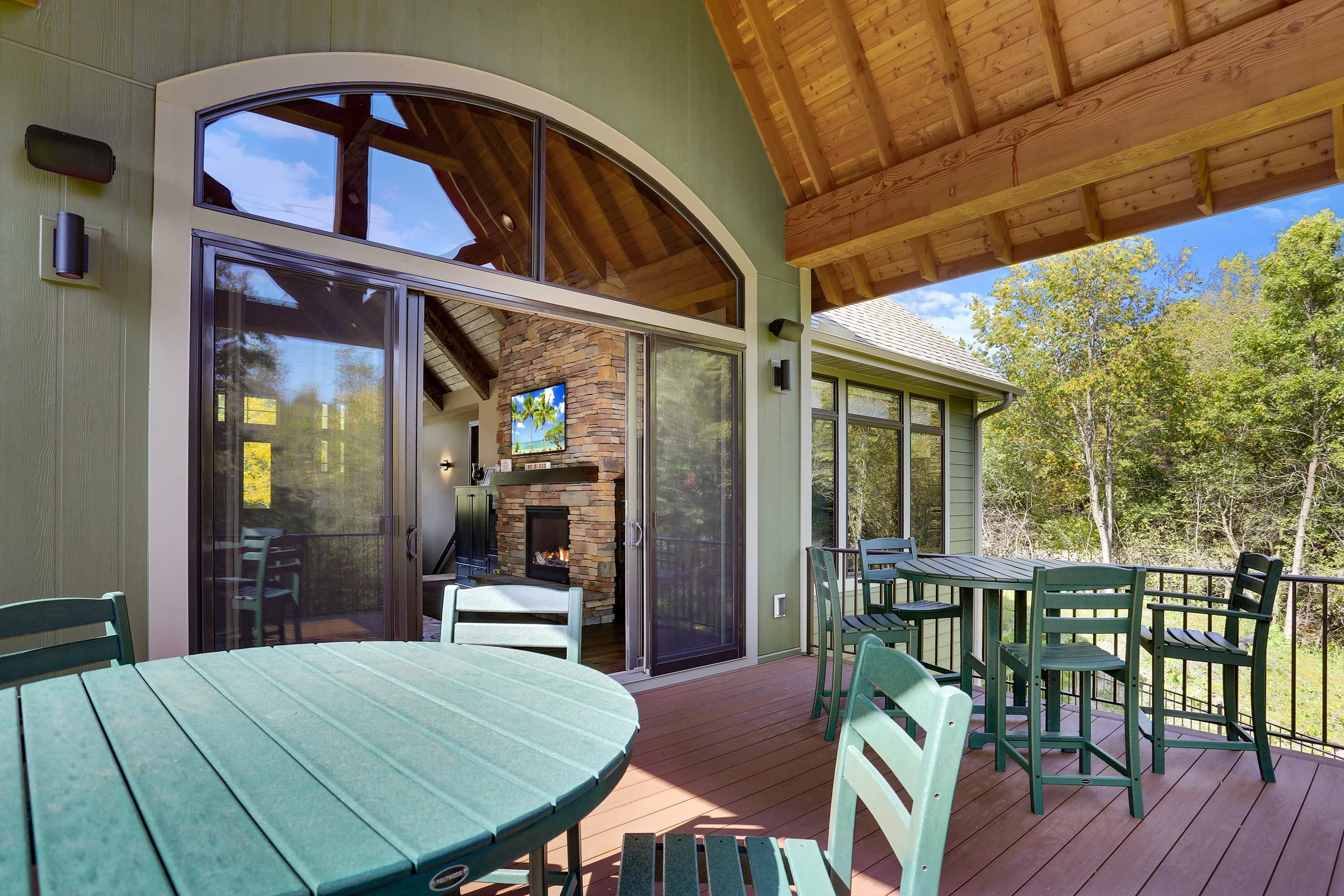 Vaulted Covered Deck