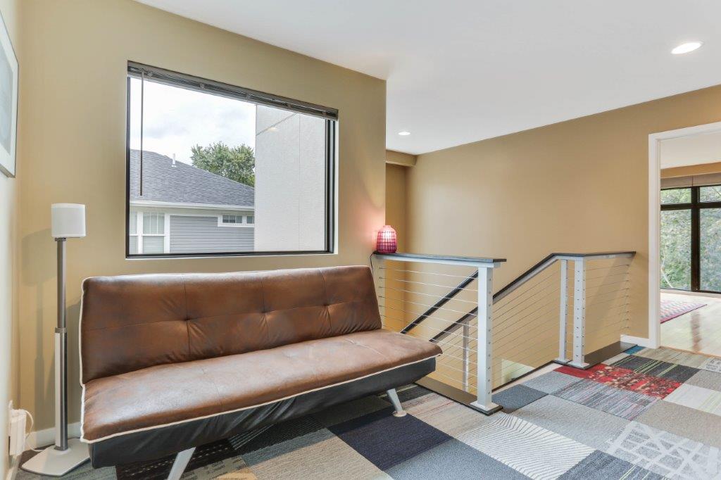 Minneapolis Modern Home Loft with Large Picture Window
