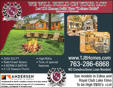 TJB Homes builds DELUXE Cabins on your lot!