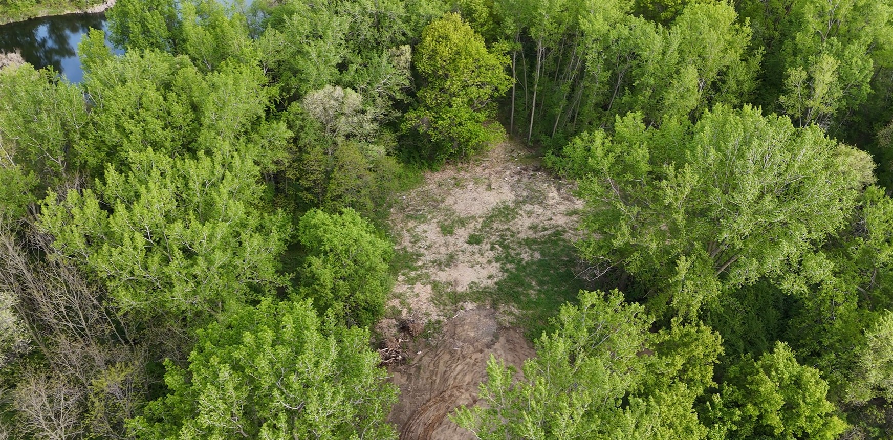 Lake Amelia Lot 4 Drone View