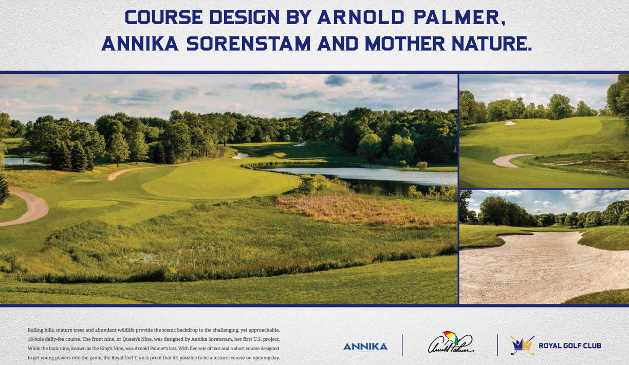 Course design by Arnold Palmer and Annika Sorenstam