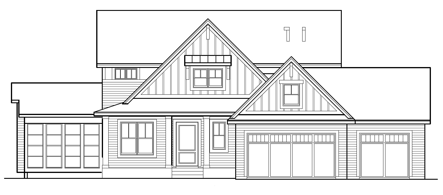 Home Plan #600 Front Elevation