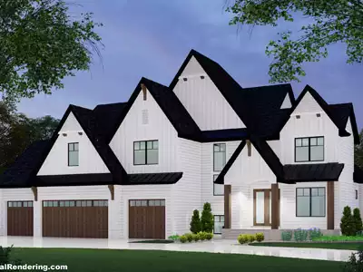 TJB #665 Luxury Dream Home Collection Two Story Home Plan