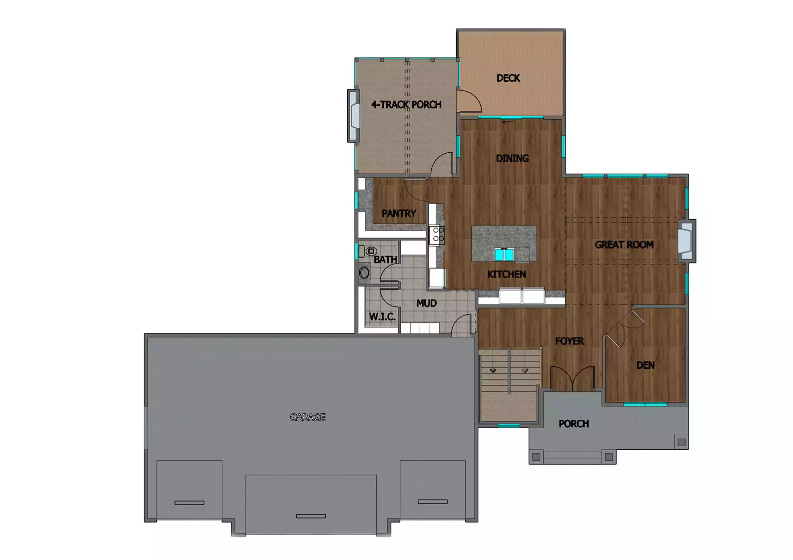 Ciara TJB #665 Home Plan Main Floor Plan
