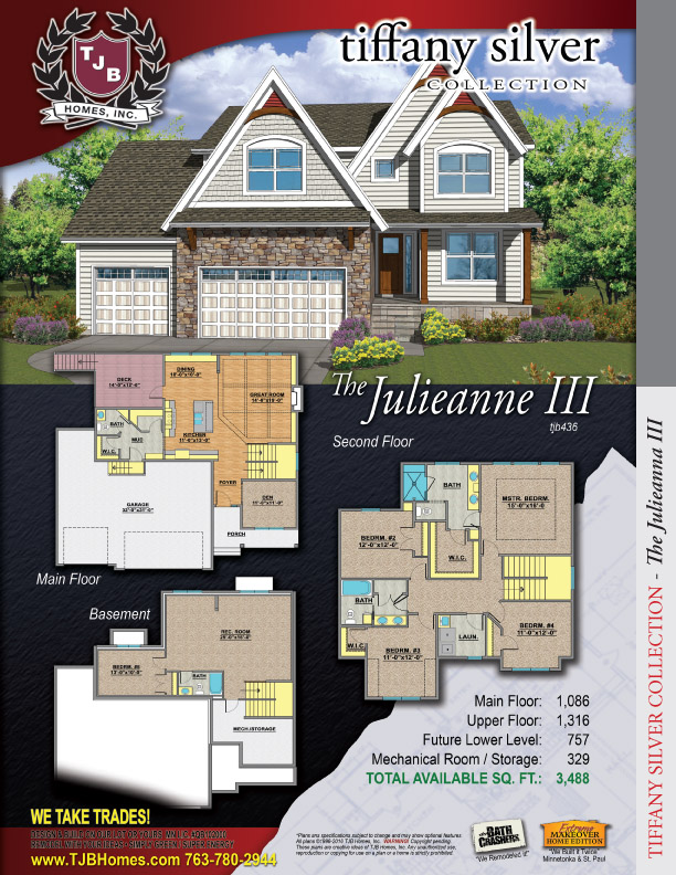 “Julieanne III” TJB #435 Home Plan