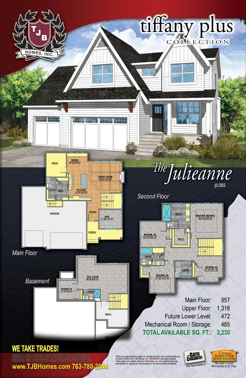 “Julieanne” TJB #389 Home Plan