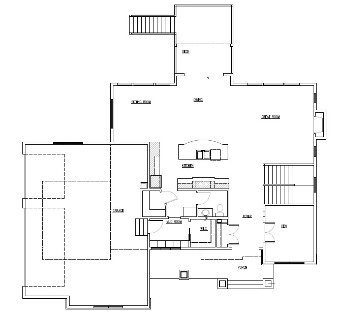 Home Plan Main Floor Plan