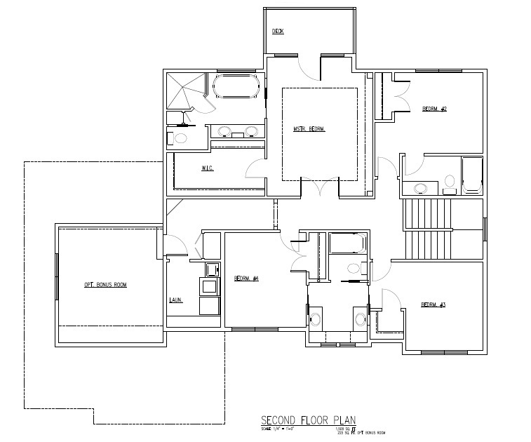 Home Plan Upper Floor Plan