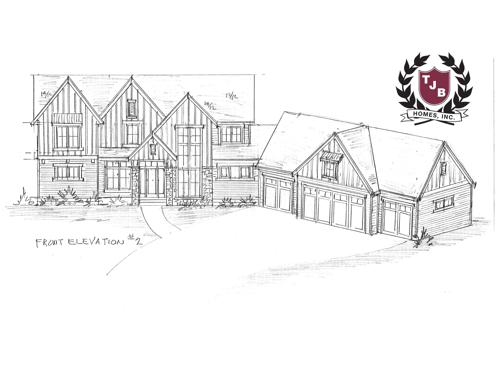 Amanda Home Plan – Front Elevation Option 2