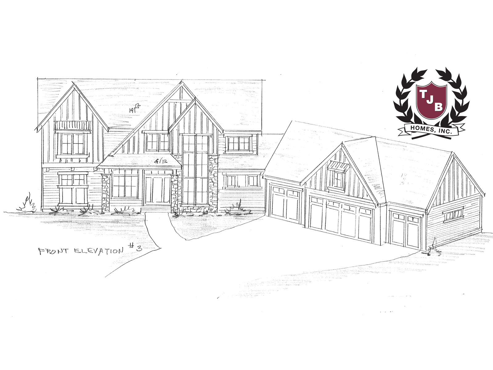 Amanda Home Plan – Front Elevation Option 3