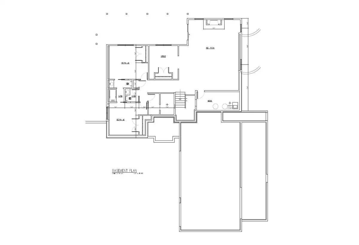“Lisa” TJB #632 Home Plan Lower Floor Plan