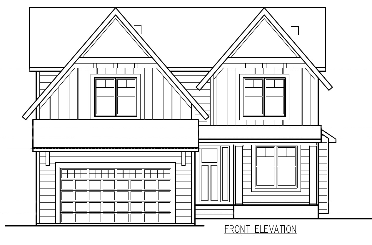 Elana-Concord TJB #485 Narrow Lot Home Plan