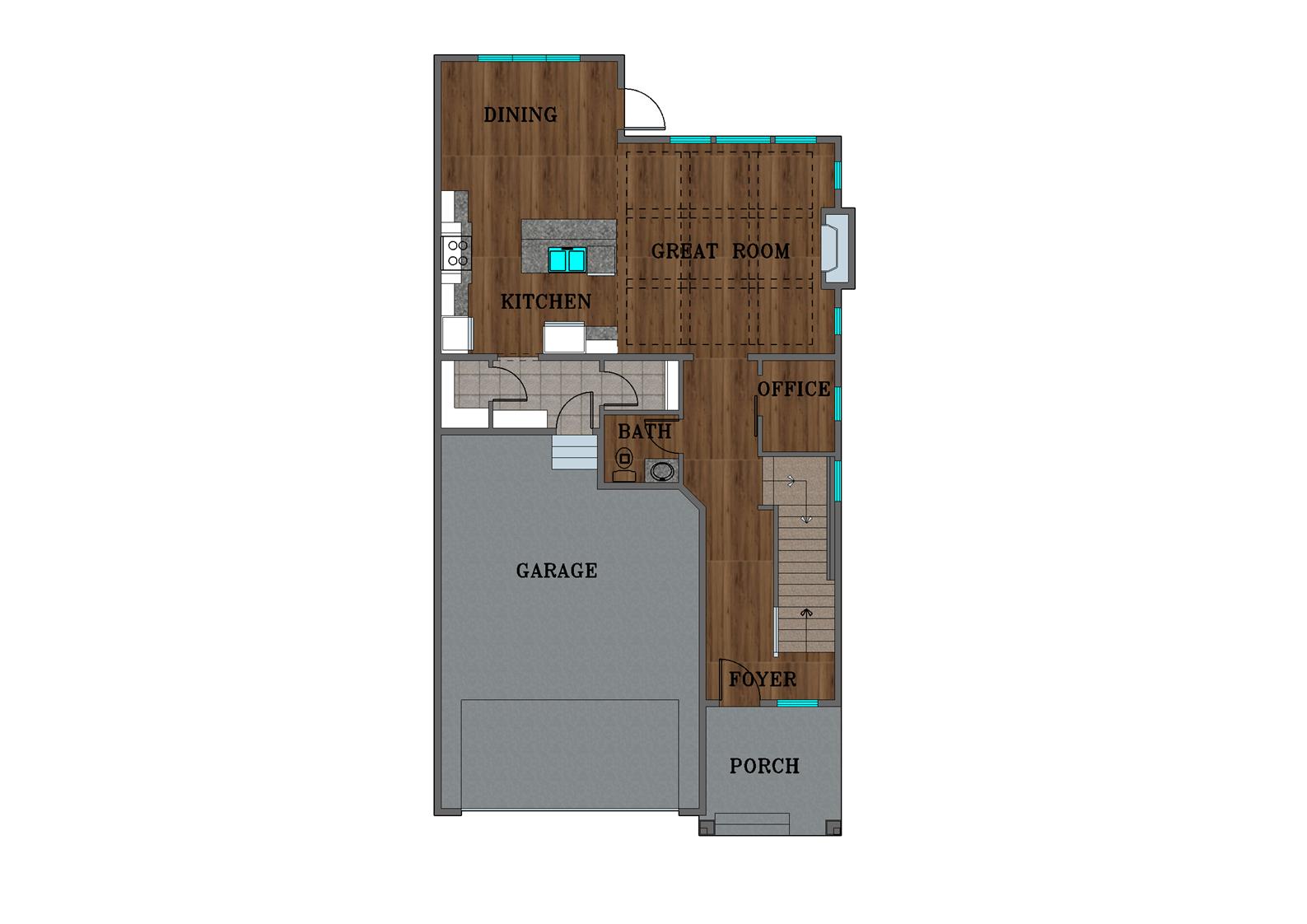 Home Plan Main Floor Plan