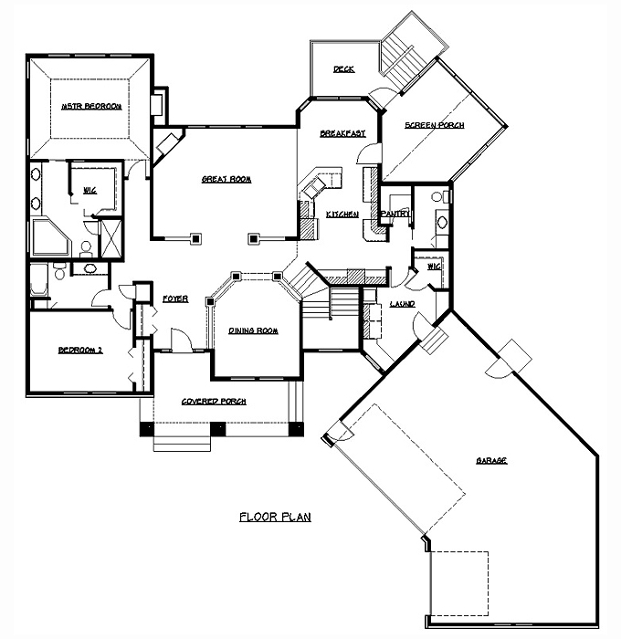 Rambler Floor Plans TJB Plan 200318 TJB Homes