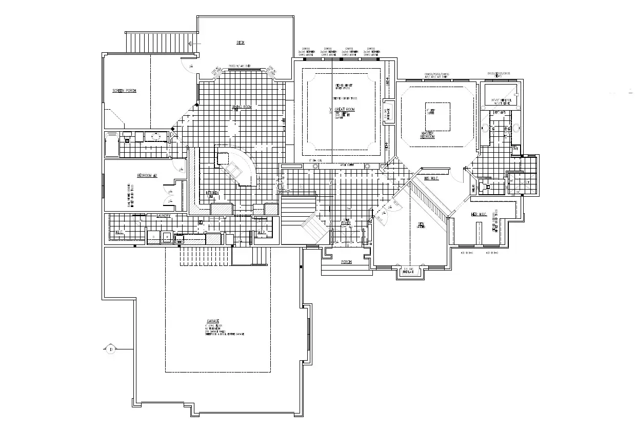 Jan Denise TJB #207130 Home Plan Main Floor Plan