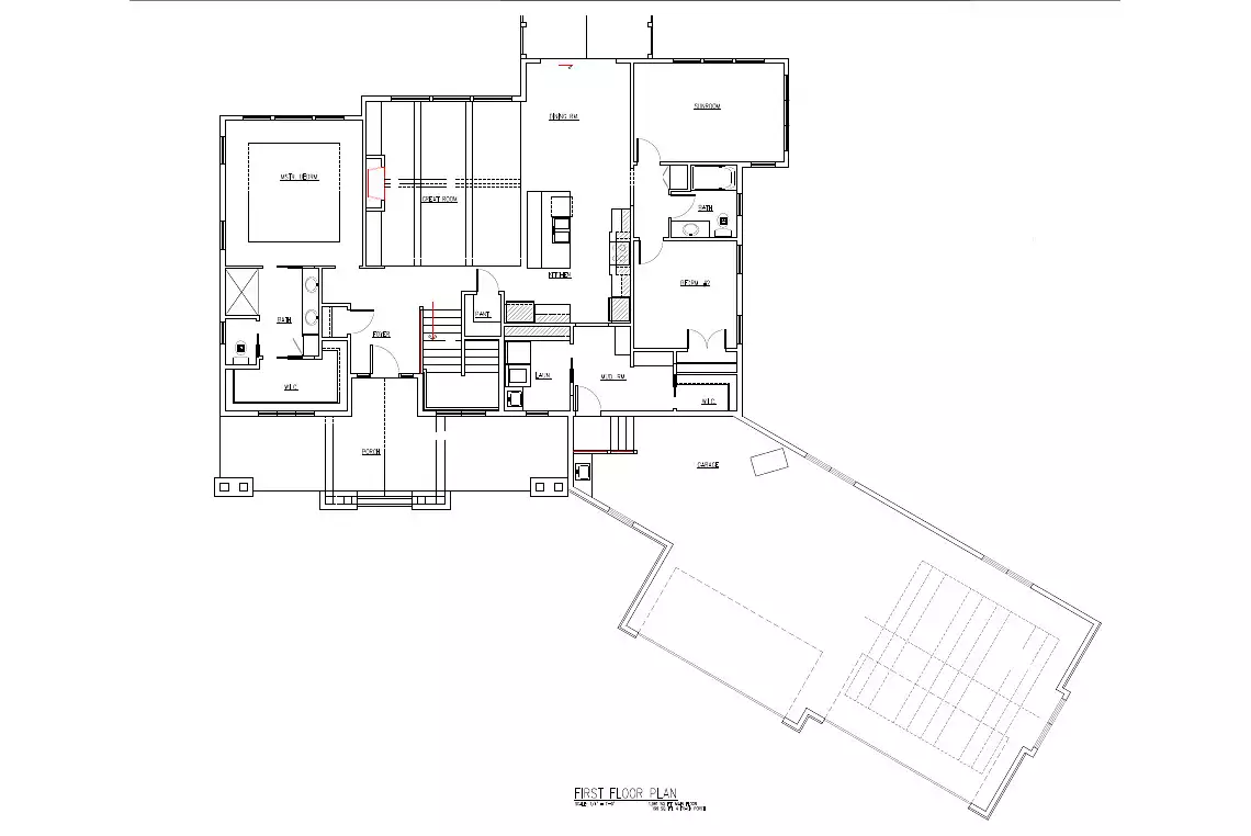 TJB #615 Home Plan Main Floor Plan