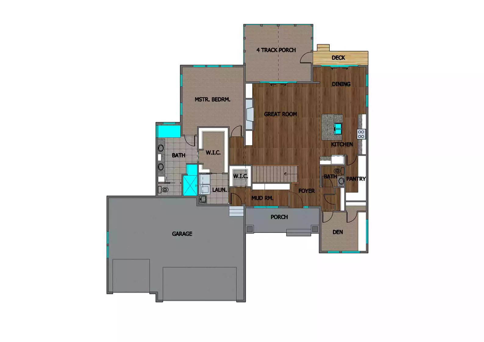Lauri TJB #617 Home Plan Main Floor Plan