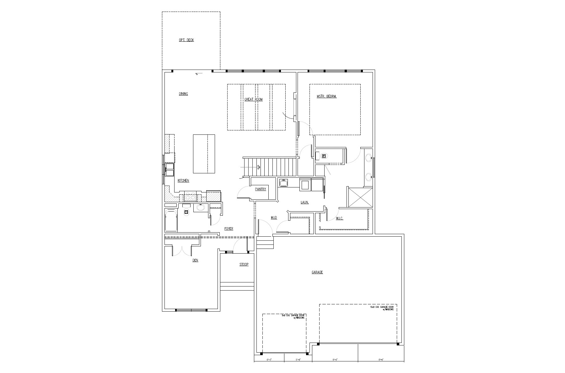 Home Plan Main Floor Plan