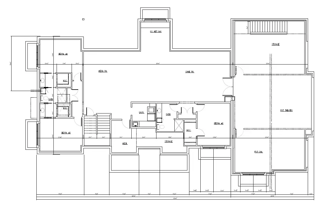 TJB #652 Home Plan Lower Floor Plan