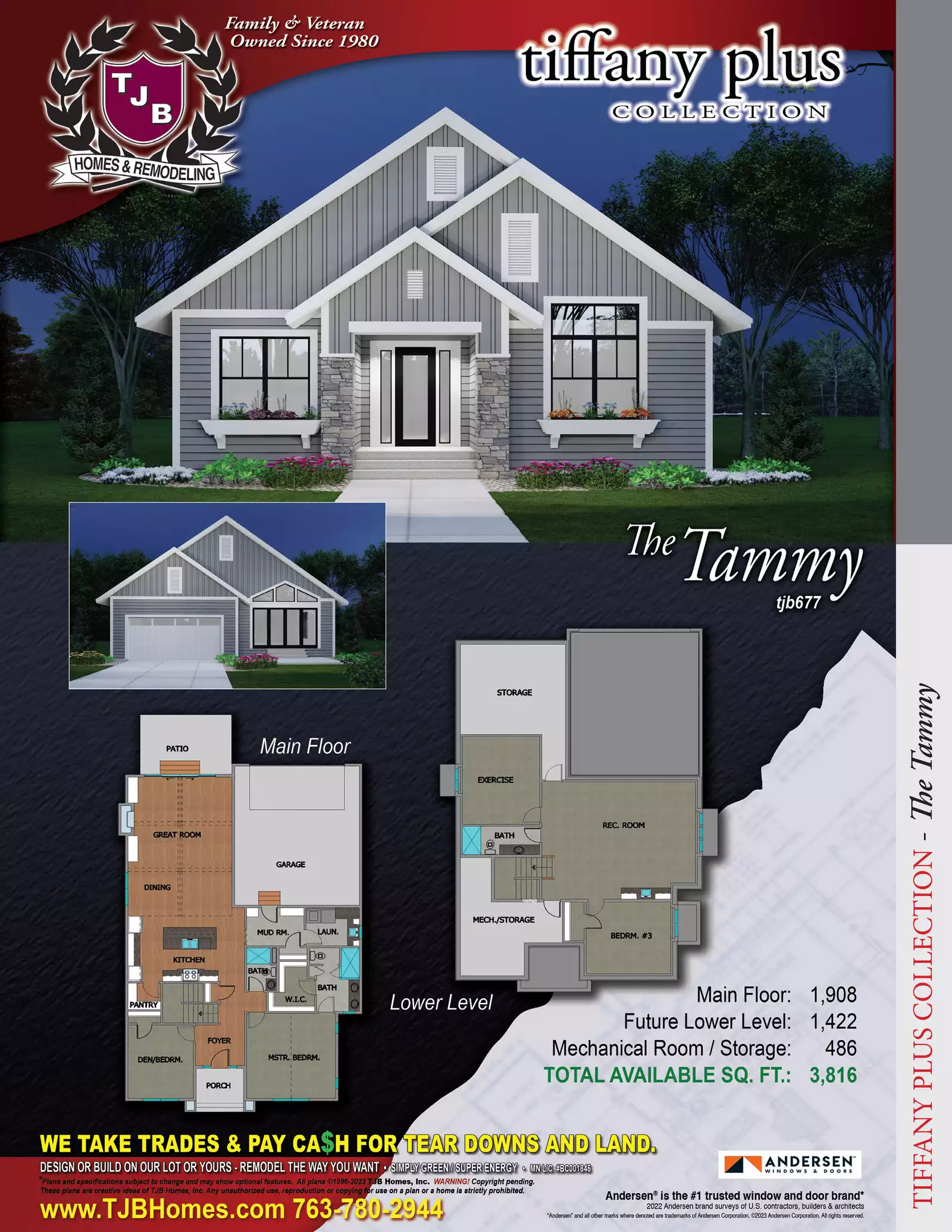 TJB #677 “Tammy” Villa Home Plan Brochure
