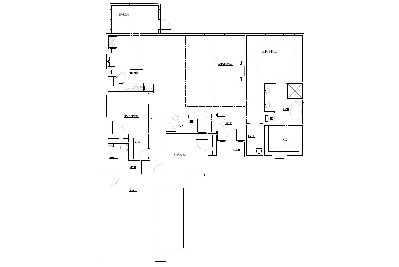 Roseville Opt A TJB #698 First Floor Plan