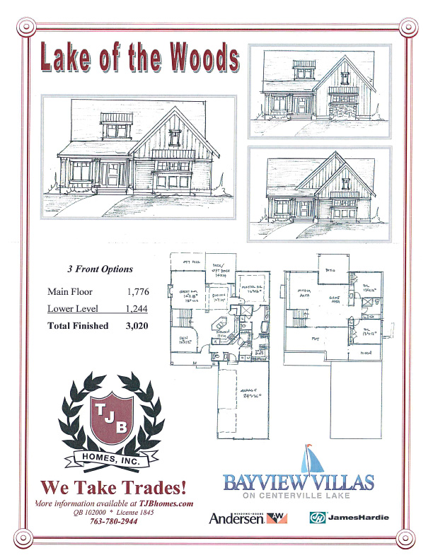 “Lake of the Woods” Home Plan