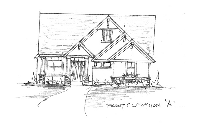 Home Plan Elevation Option A