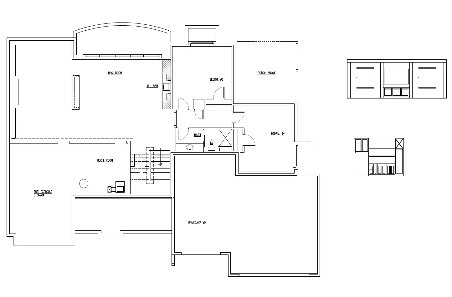 Catherine Home Plan Basement Floor Plan
