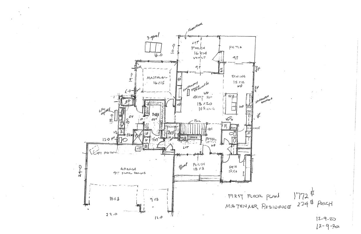 Home Plan Main Floor Plan