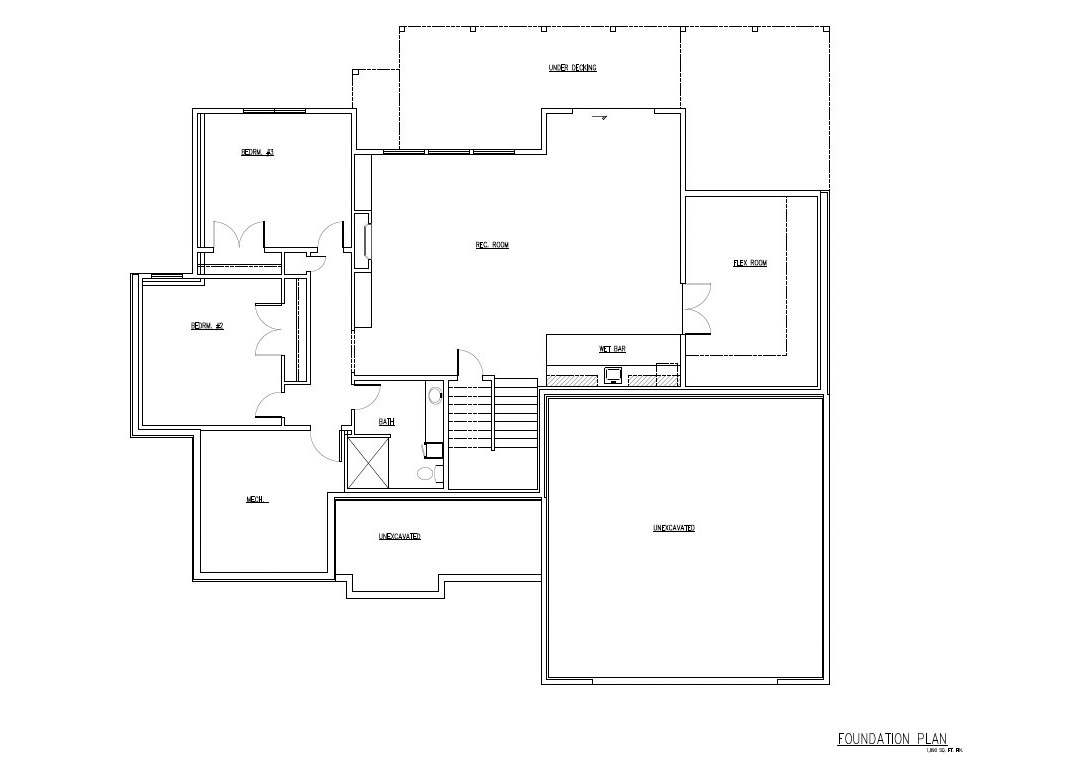 Sandy TJB #731 Home Plan Basement Floor Plan