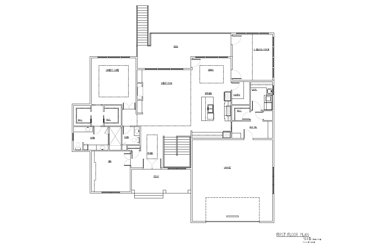 Sandy TJB #731 Home Plan First Floor Plan