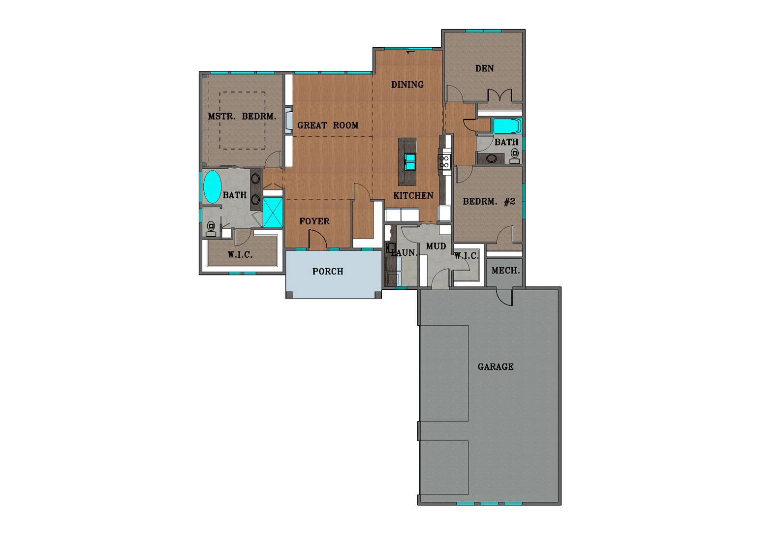 Home Plan Main Floor