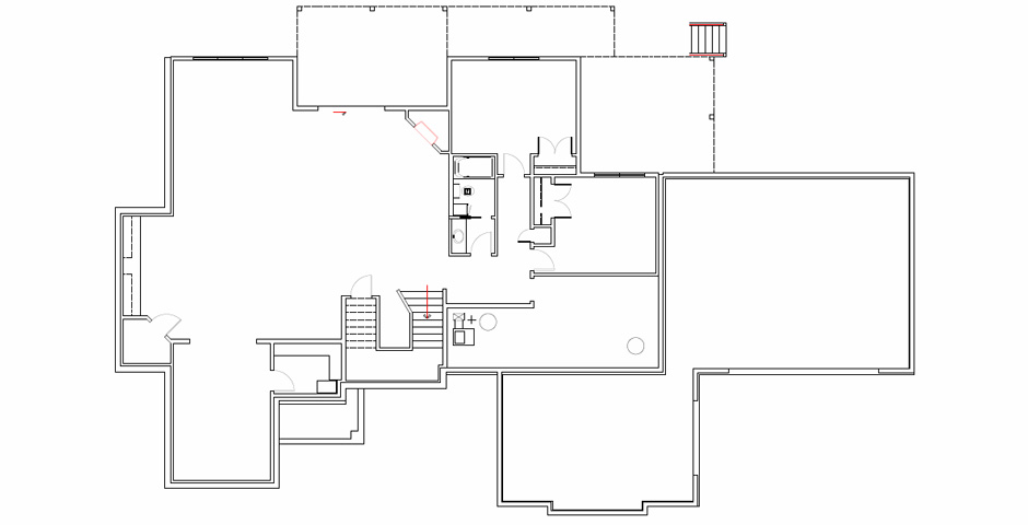 Home Plan Lower Floor Plan