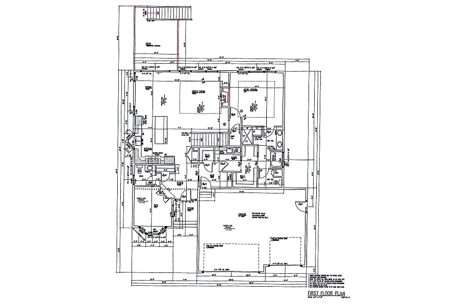 #386 Home Plan Main Floor Plan