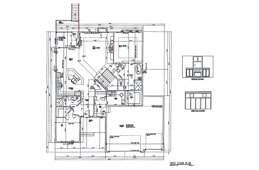 #409 Home Plan Main Floor Plan