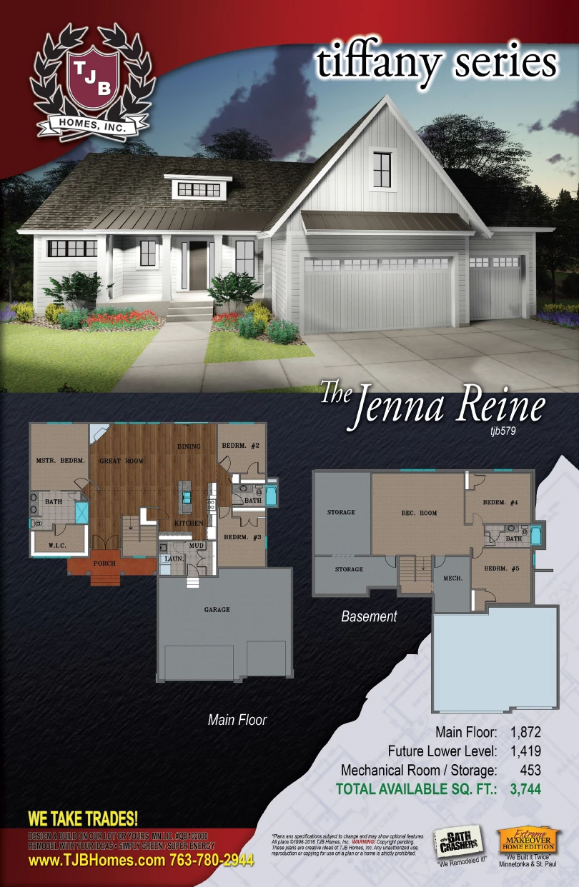 &ldquo;Jenna Reine&rdquo; #579 Home Plan
