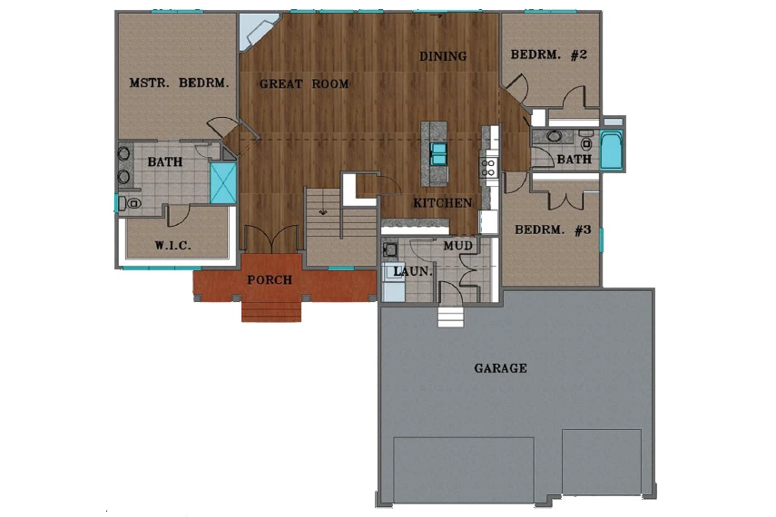 Home Plan Main Floor Plan