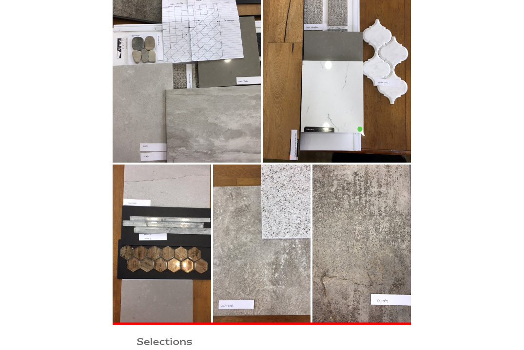 Interior Finish Selections