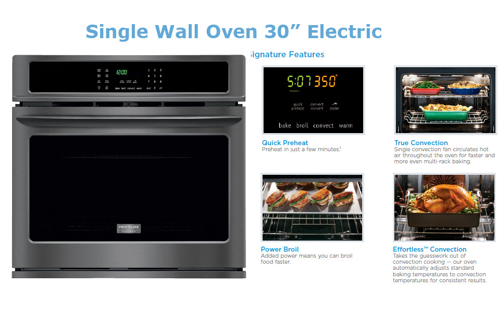 Stainless Steel 30″ Single Wall Oven