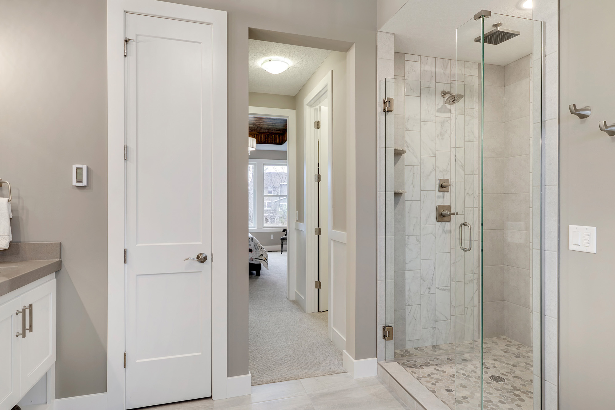 The master bath