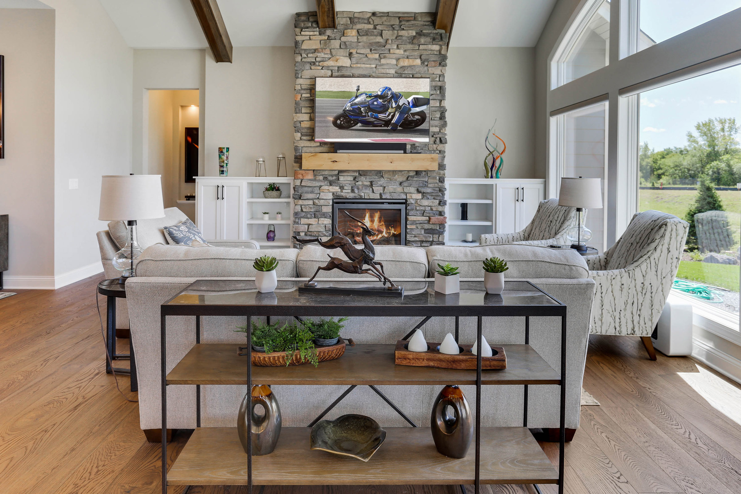 TJB Home Plan #499 Living Room