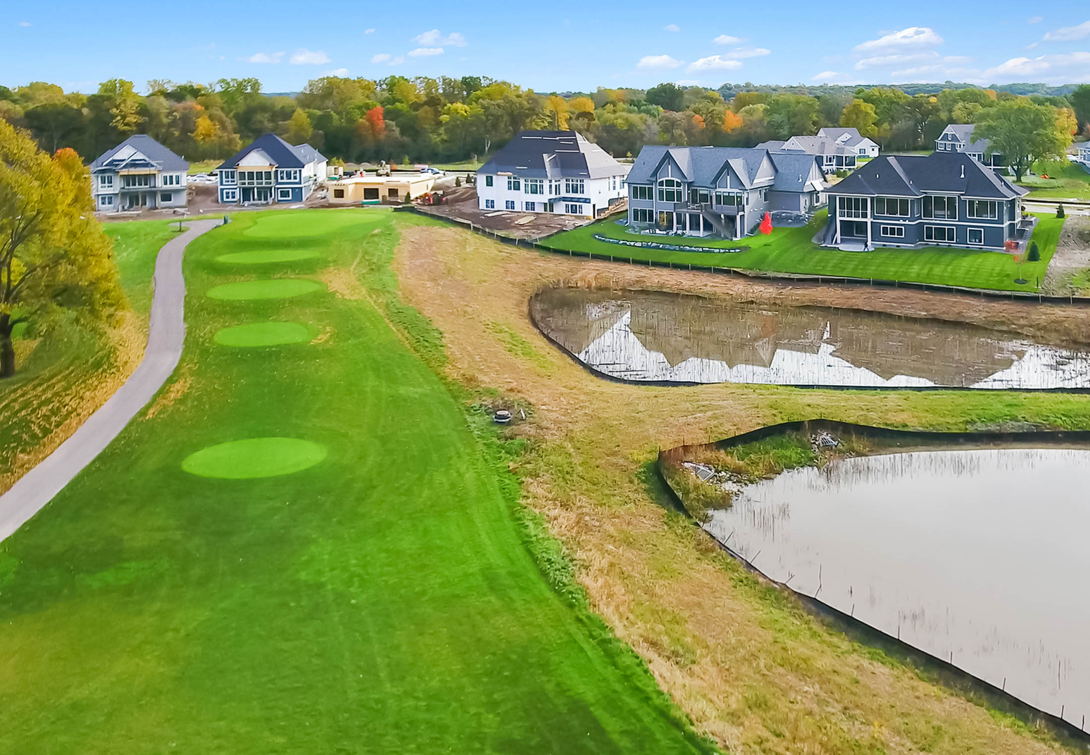 Aerial Golf Course view