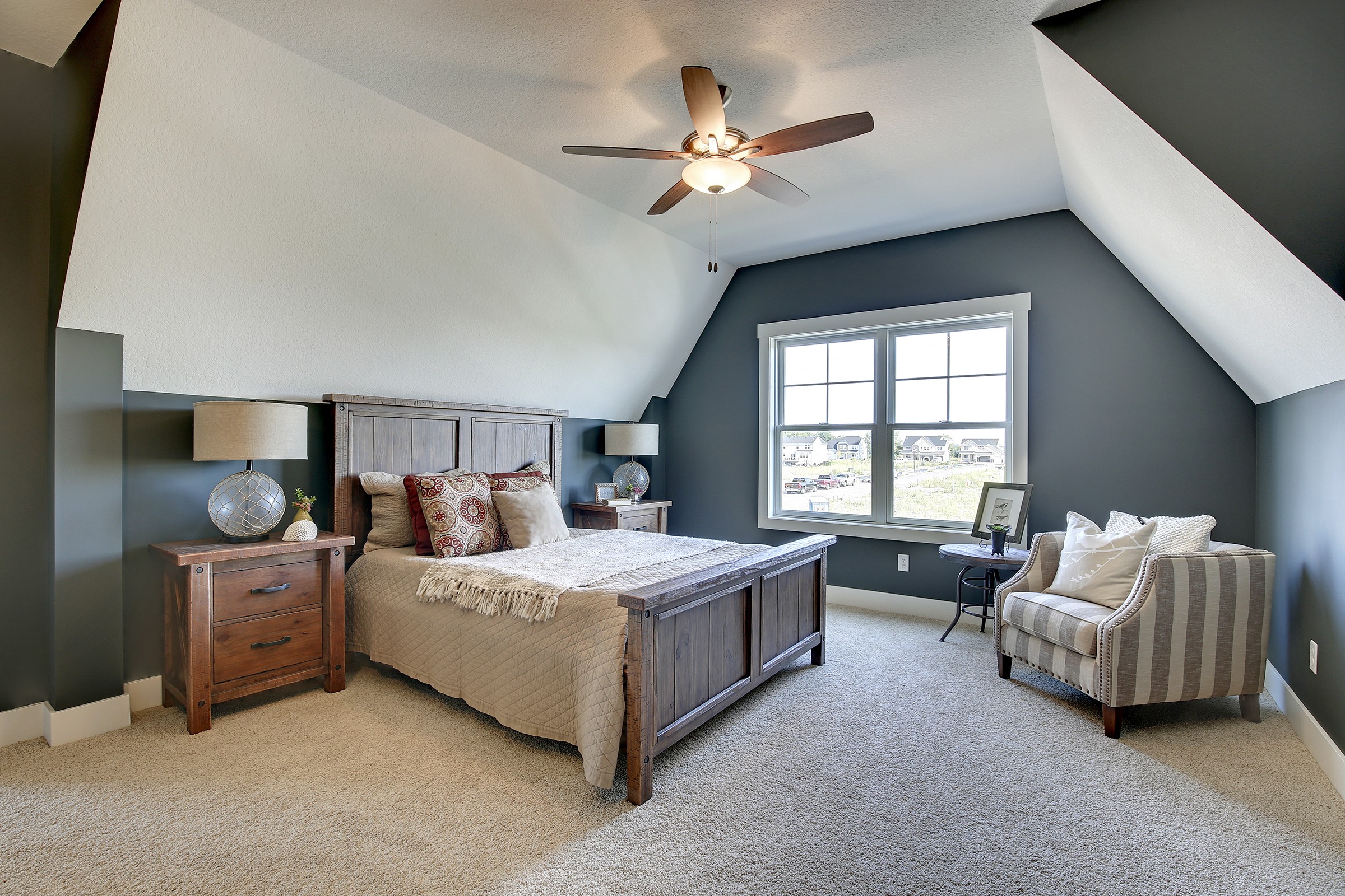 Vaulted Master Bedroom