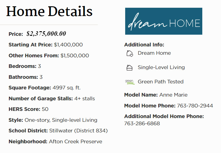 2024 Minnesota Parade of Homes Details