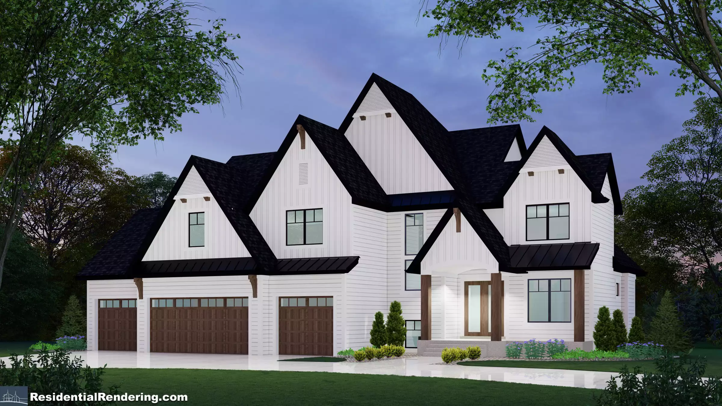 Luxury Dream Home Collection Ciara Home Plan Front